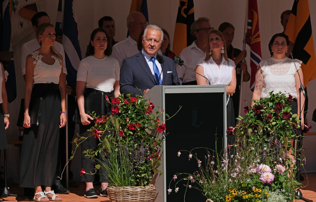 Landtagspräsident Albert Frick