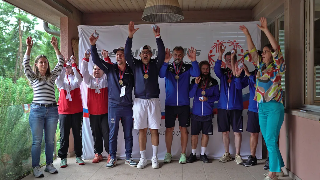 4. Platz: Special Olympics Schweiz 4, 3. Platz: Special Olympics Monaco 4, 2. Platz: Special Olympics Monaco 3 und auf dem 1. Platz: Special Olympics Liechtenstein 1