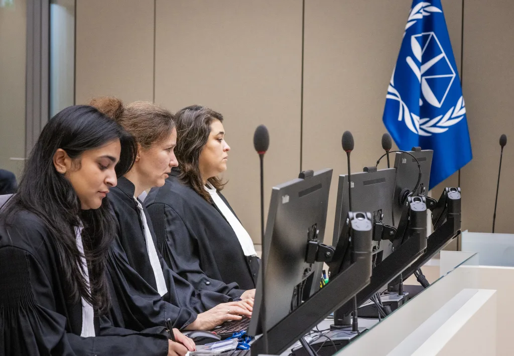 Gerichtssaal des IStG