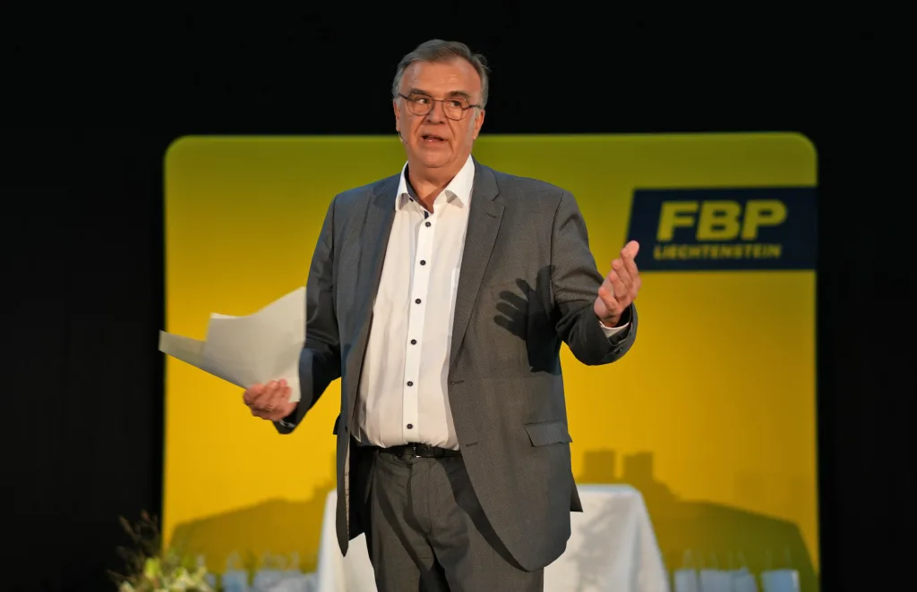 Alexander Batliner am FBP Parteitag