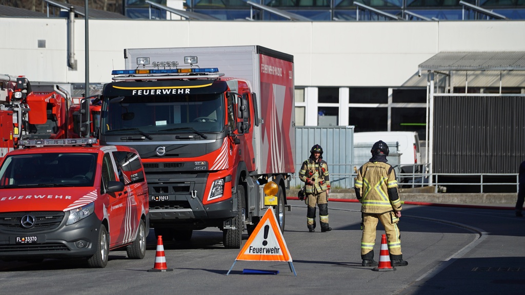 Feuerwehreinsatz in Triesen