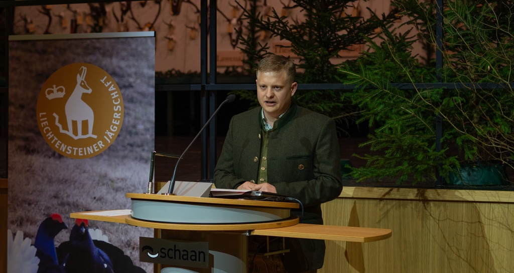 Kevin Marte, Präsident der Liechtensteiner Jägerschaft