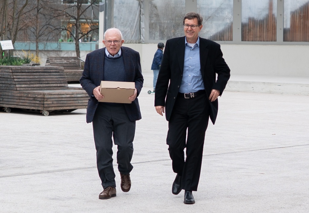 Gert Risch und Karlheinz Ospelt