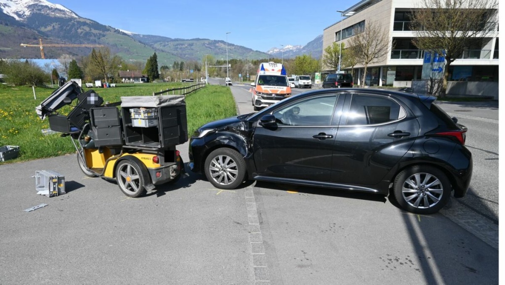 Unfall in Schaan