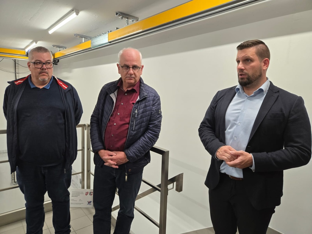 Vorsteher Daniel Hilti und Bürgermeister Florian Meier