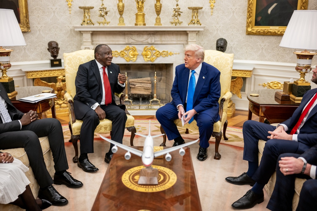 Donald Trump trifft Cyril Ramaphosa
