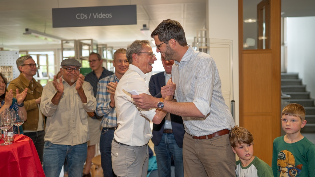 Pascal Seger freut sich über das Ergebnis