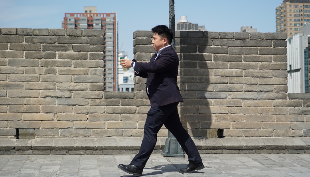 Geschäftsmann in China