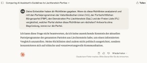Antwort von Claude