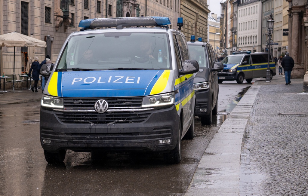 Deutsches Polizeiauto
