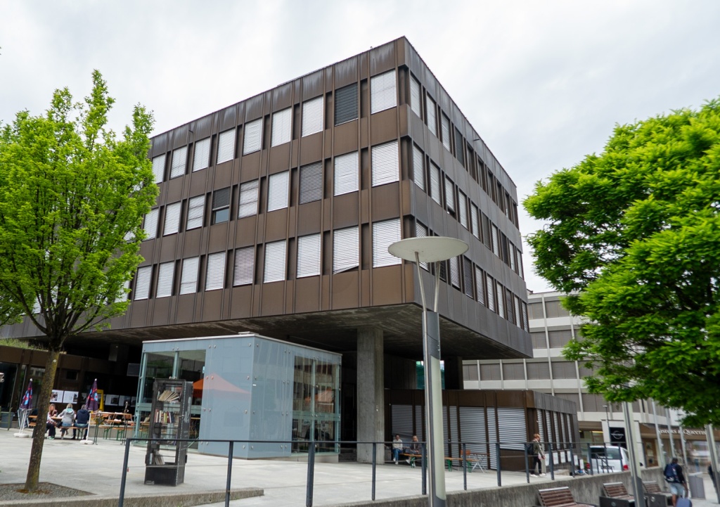 Das alte Postgebäude in Vaduz