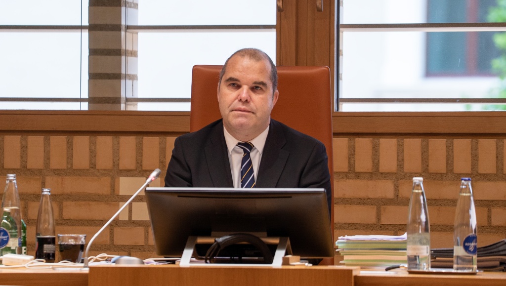 Landtagspräsident Manfred Kaufmann