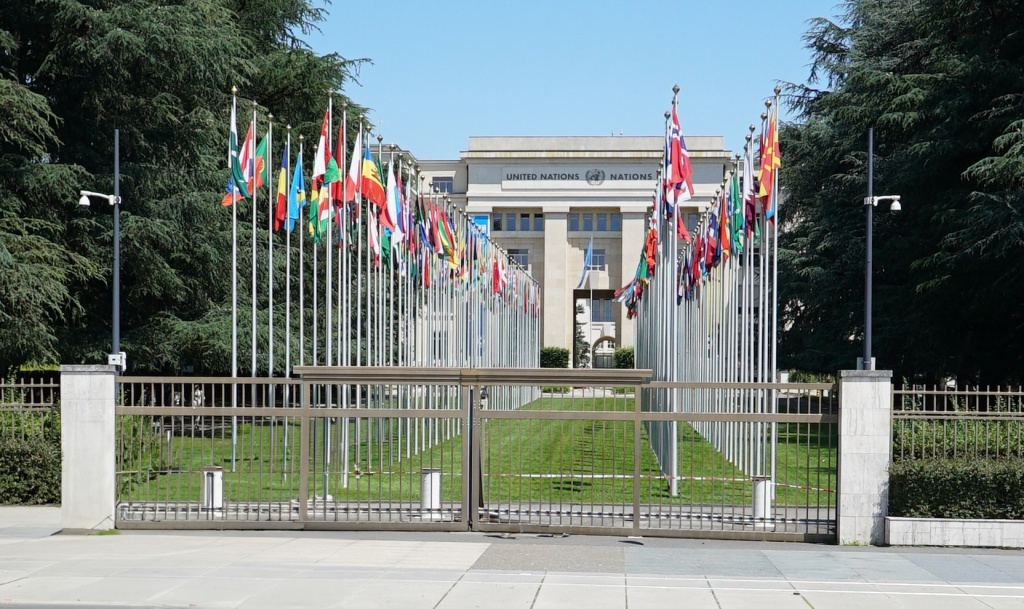 Gebäude der UNO in Genf