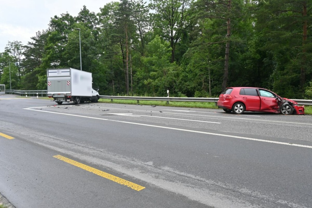 Frontalkollision in Triesen