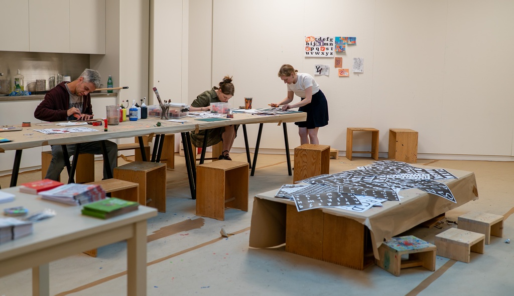 Atelier im Kunstmuseum Liechtenstein