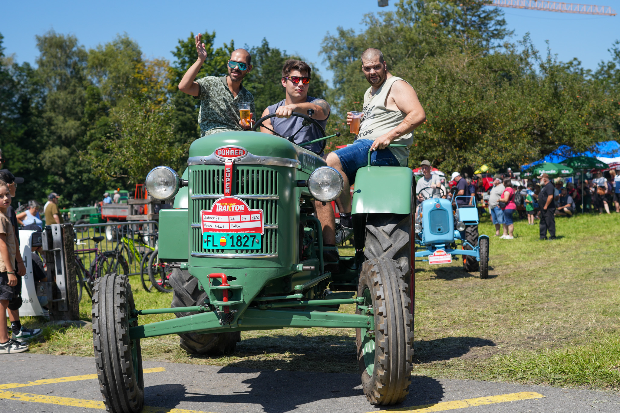 Oldtimer-Traktortreffen in Balzers lockt Besucher aus nah und fern