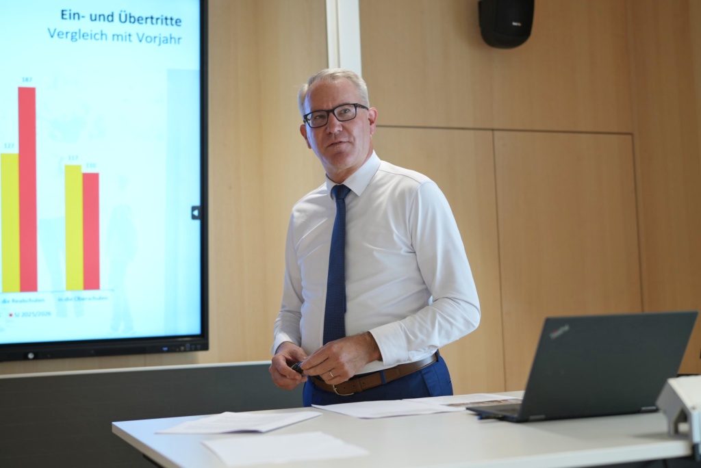 Bildungsminister Daniel Oehry