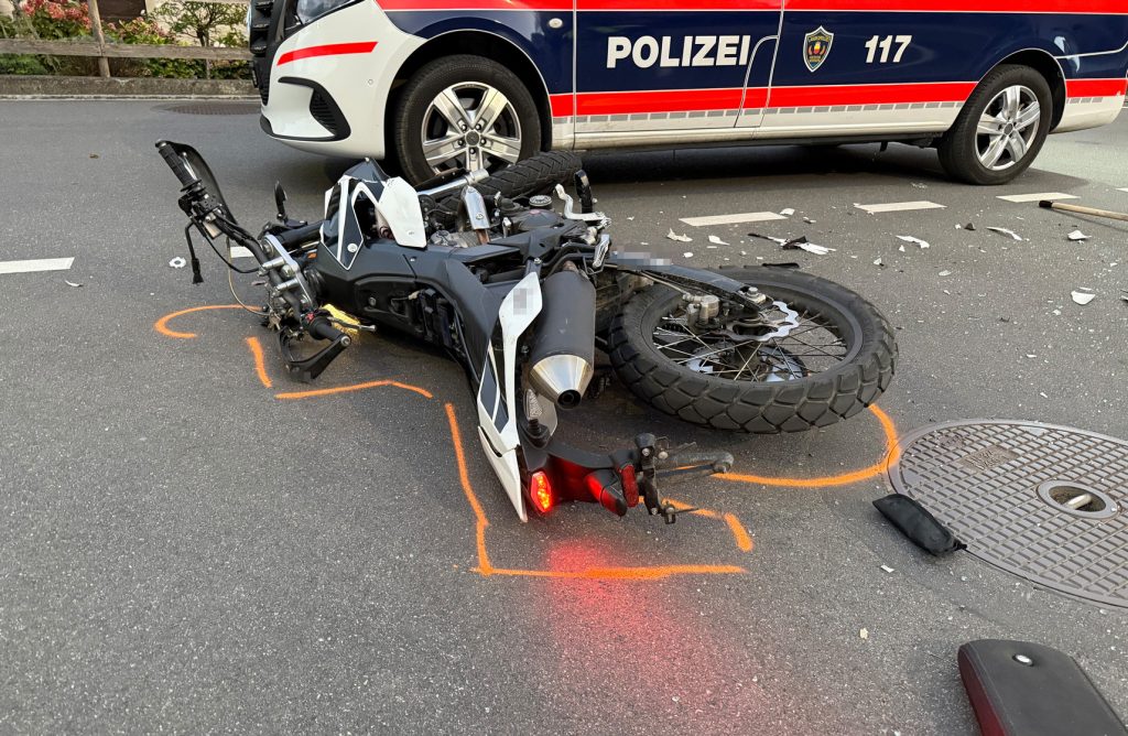 Motoradunfall in Schaan