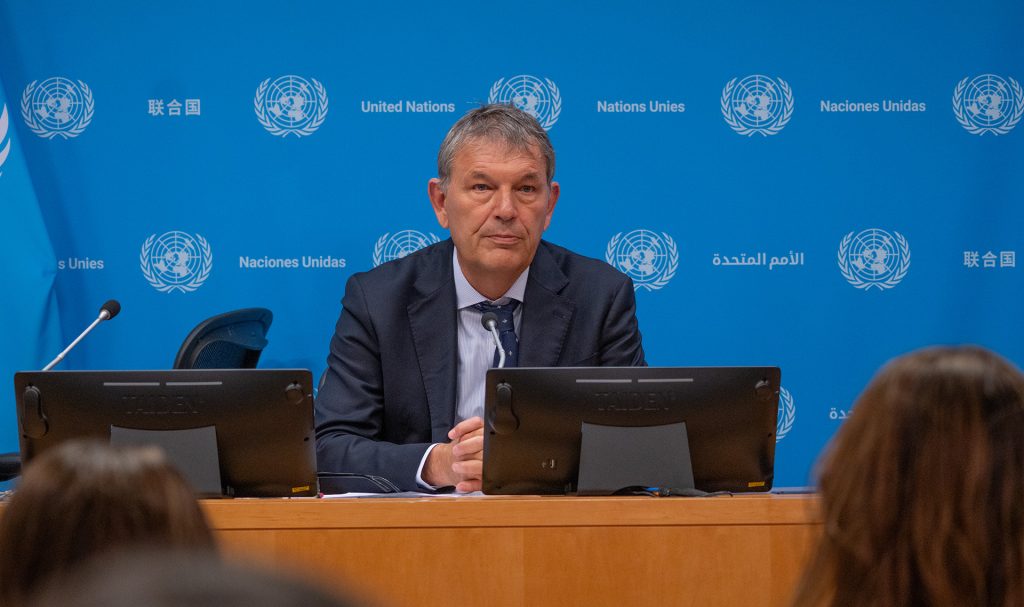 UNRWA Generalkommissar Philippe Lazzarini