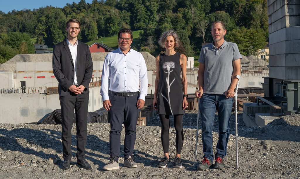 Besichtigung Baustelle SZU II in Ruggell