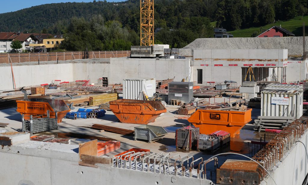 Besichtigung Baustelle SZU II in Ruggell