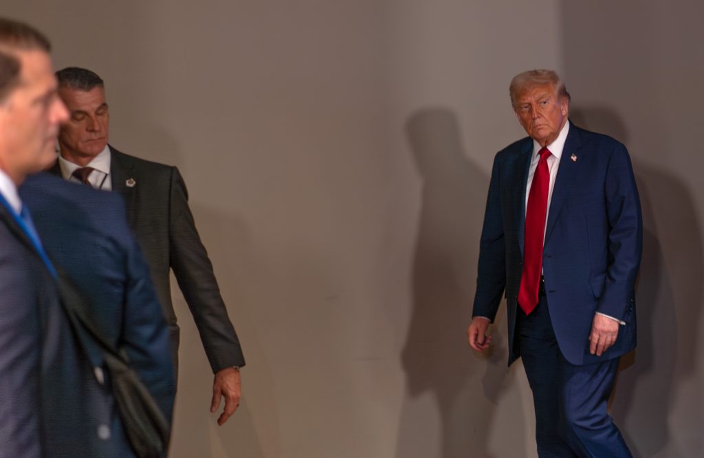 Donald Trump bei den Vereinten Nationen am 23.9.2025