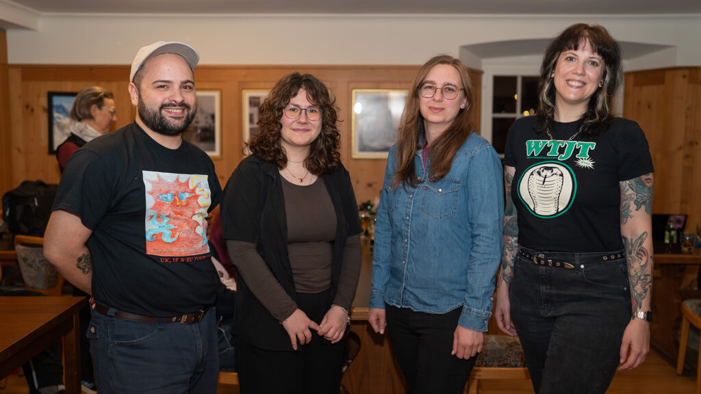 Samuel Schurte; Jana Witzig; Cathérine Frick und Julia Strauss