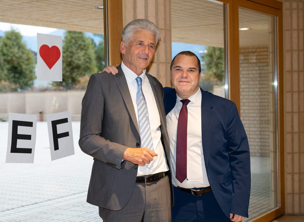 Josef Hilti und Manfred Kaufmann