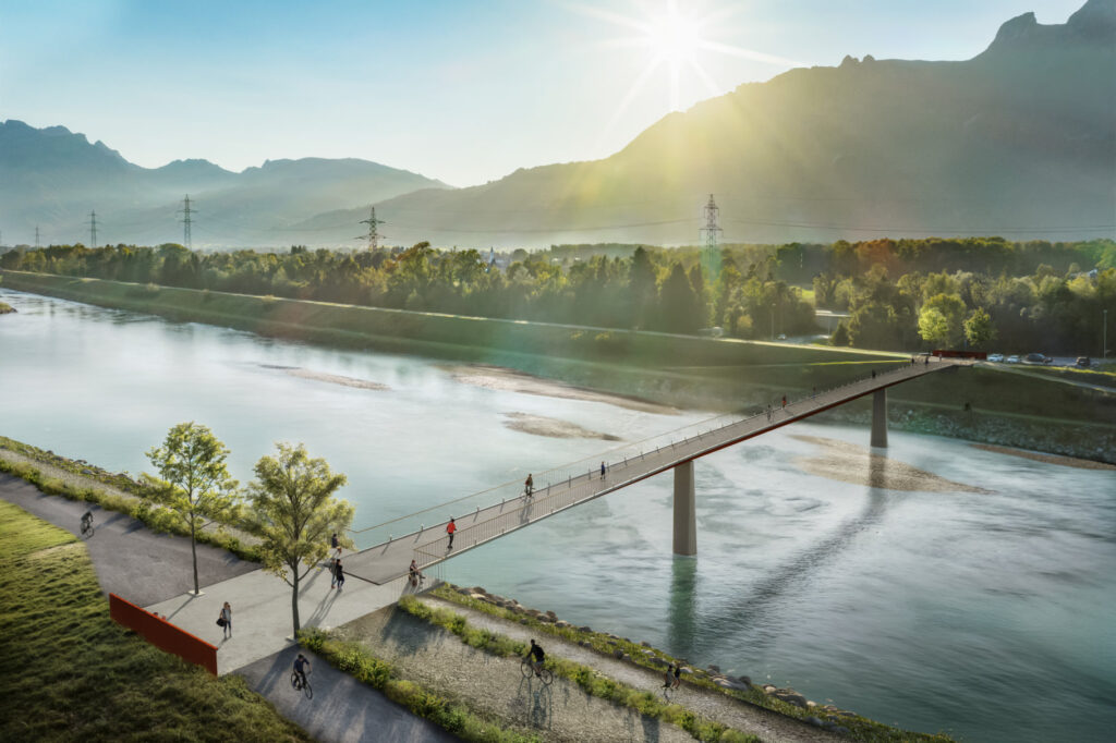 Fuss- und Veloverkehrsbrücke Sennwald-Ruggell