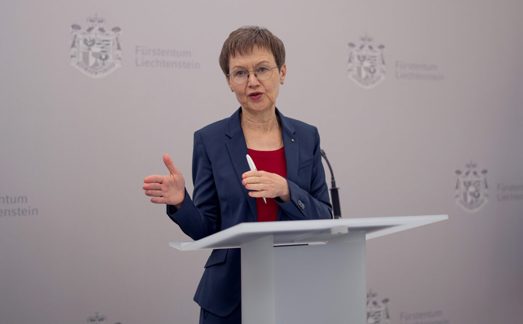 Regierungschefin Brigitte Haas