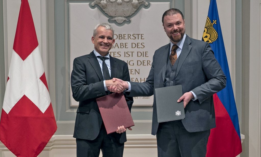 Bundesrat Beat Jans und Regierungsrat Emanuel Schädler