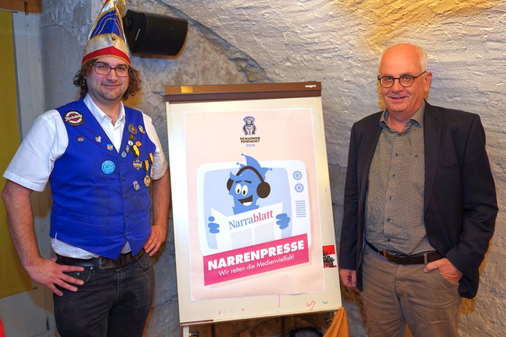 Harry Hasler und Vorsteher Daniel Hilti