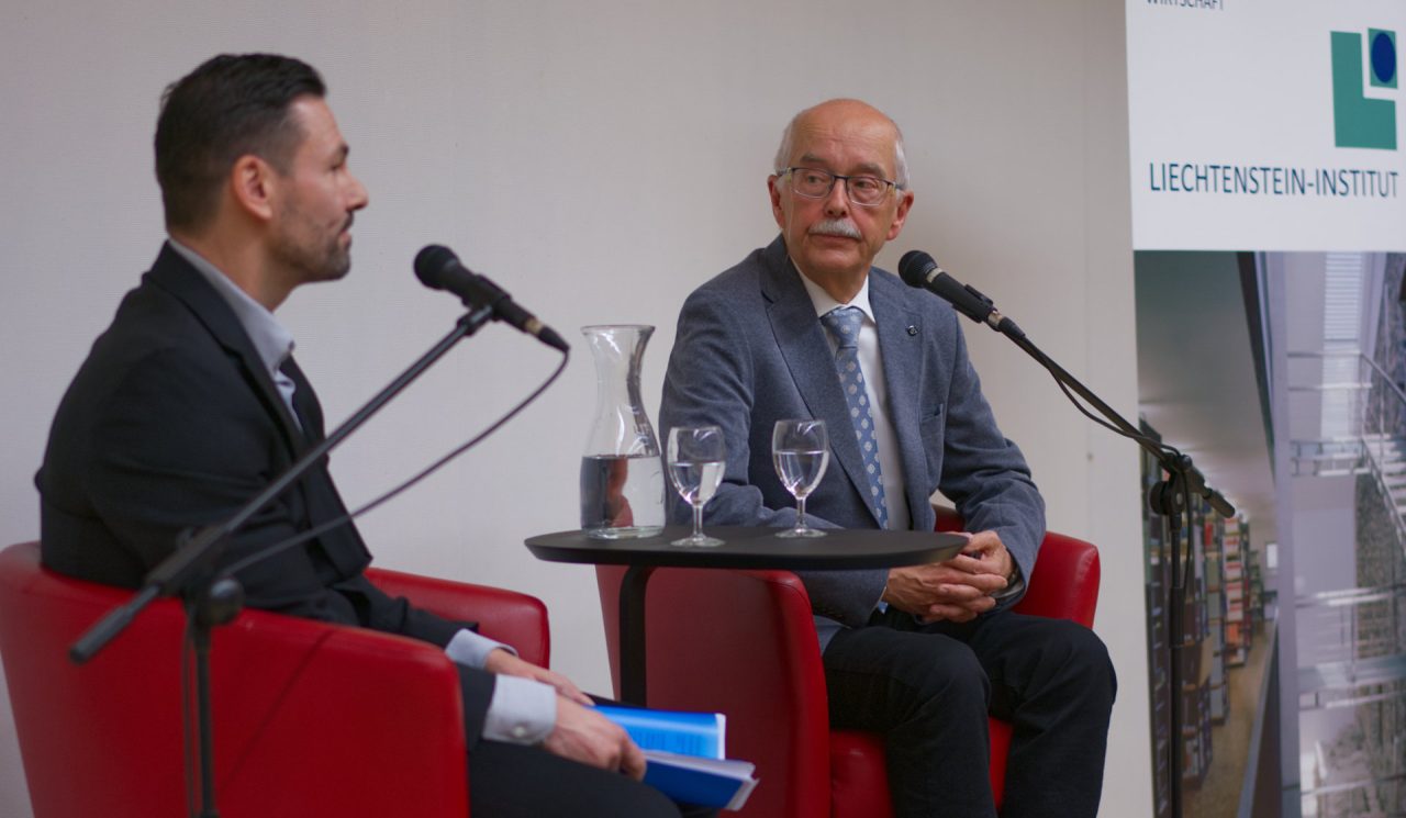 Dr. Thomas Milic und Prof. Friedrich Pukelsheim