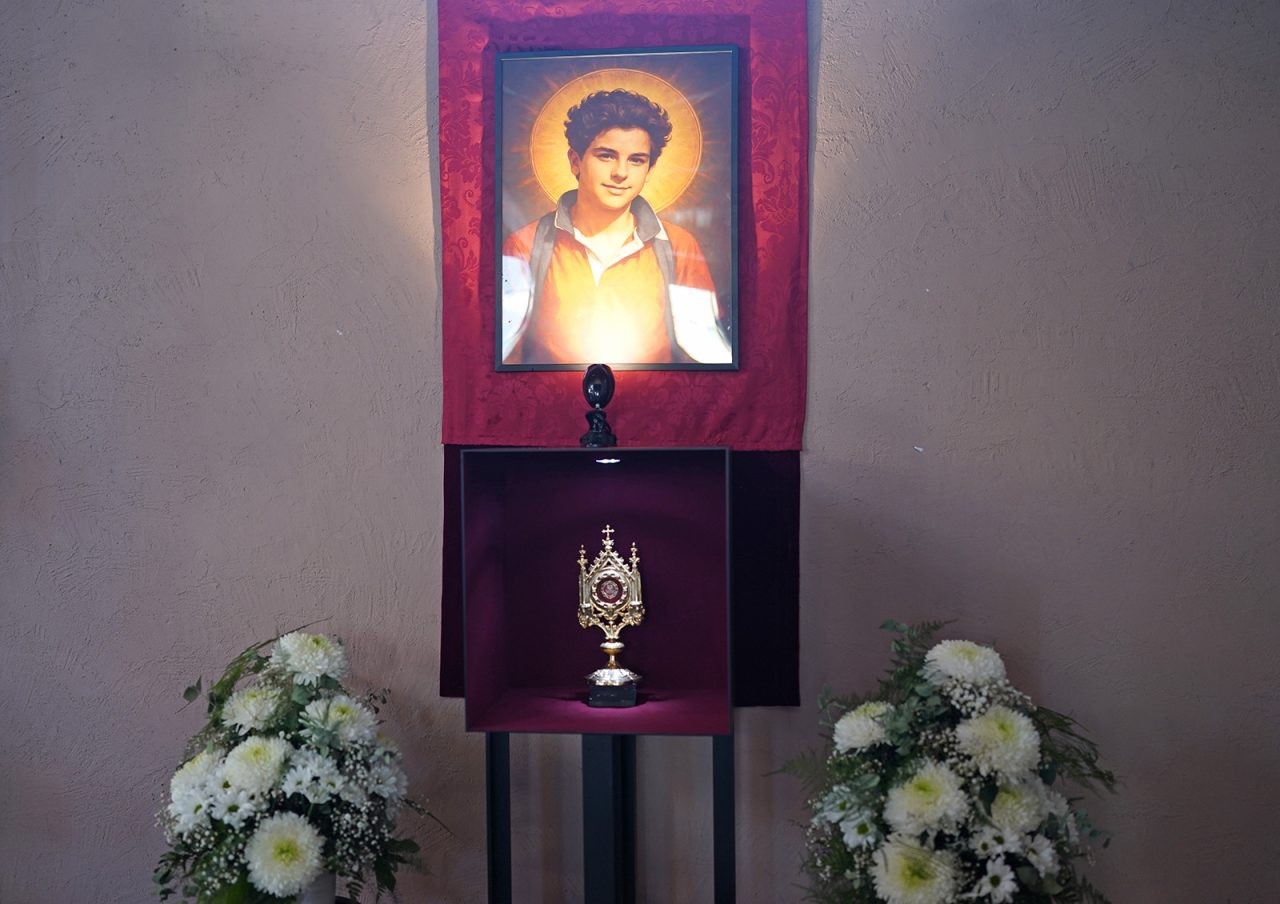 Reliquie von Carlo Acutis 