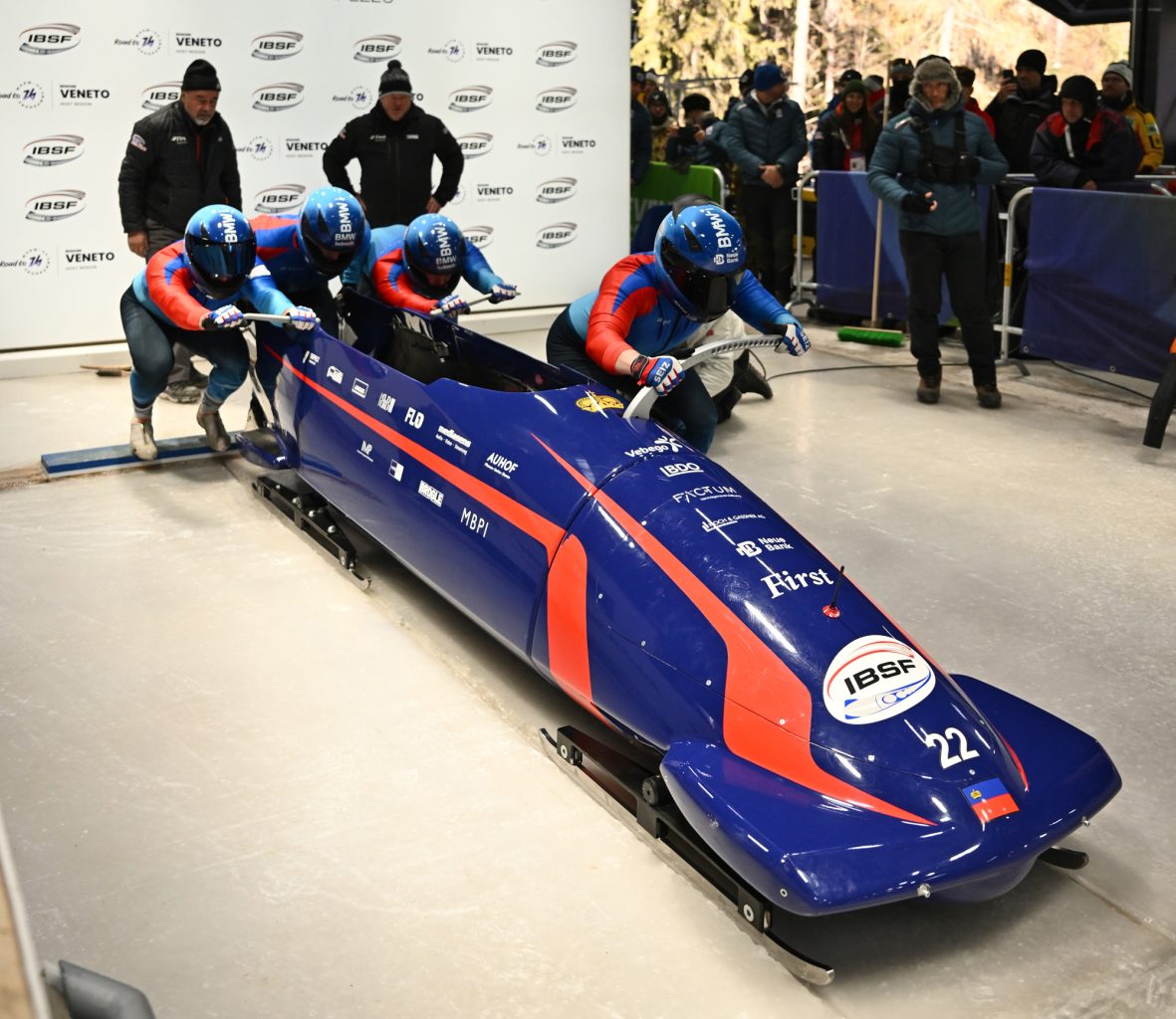 Liechtensteins Viererbob