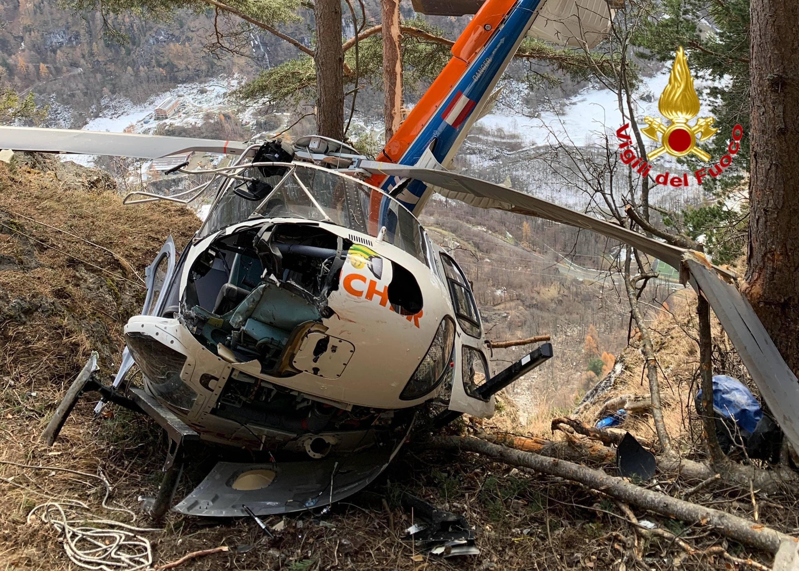 Vorarberger Hubschrauber stürzt in Italien ab