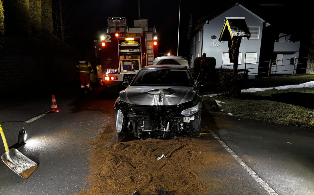 Unfall in Mauren