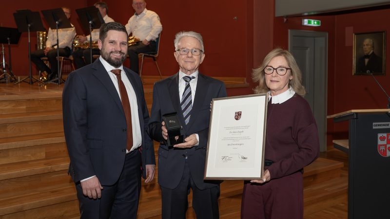 Verleihung des Ehrenbürgerrechts an Dr. Alois Ospelt