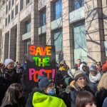 Proteste für Washington Post Journalisten