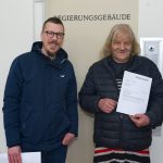 Jürgen Schädler und Herbert Elkuch wollen freie Zahlungsmittelwahl gesetzlich verankern