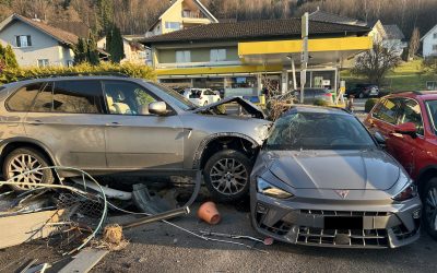 Verkehrsunfall in Schaanwald: Mehrere Fahrzeuge schwer beschädigt