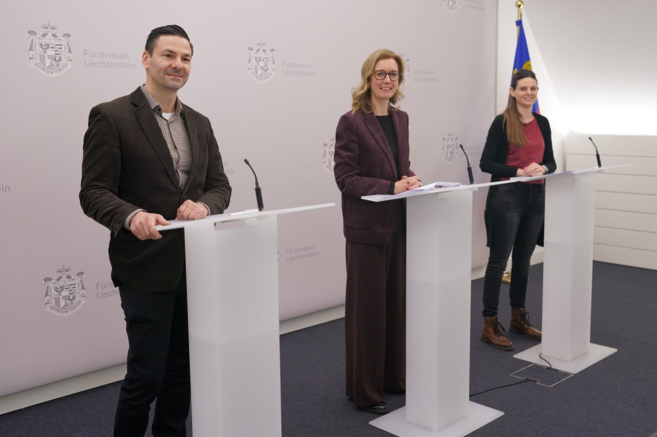 Thomas Milic, Sabine Monauni und Karin Frick