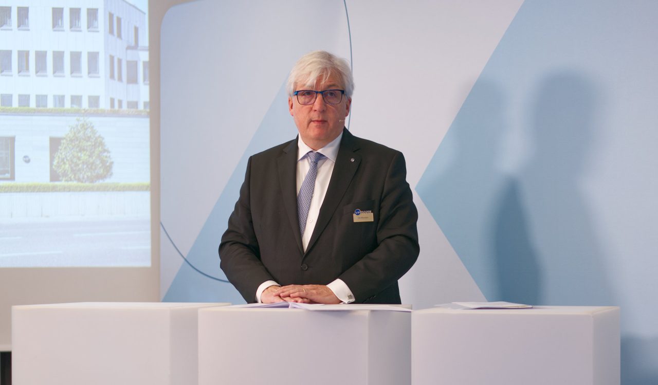 VP Bank CEO Urs Monstein bei der Pressekonferenz am 3.3.2025