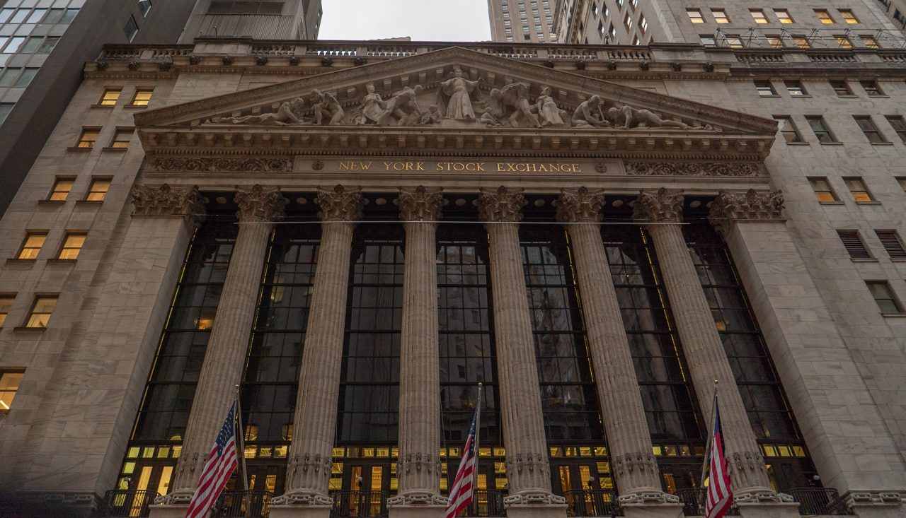 New York Stock Exchange an der Wall Street