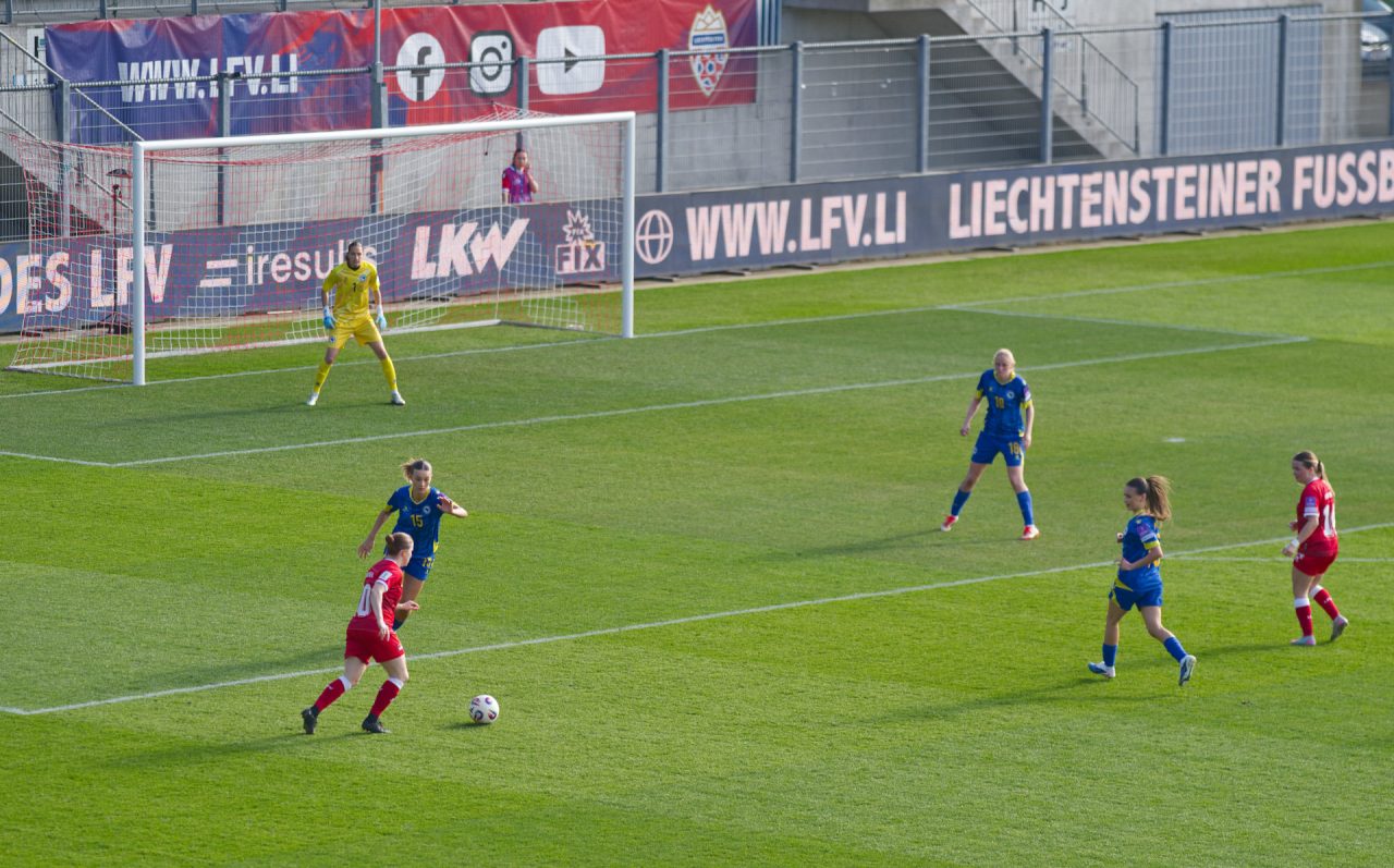 Viktoria Gerner (10) im Spiel Liechtenstein - Bosinen