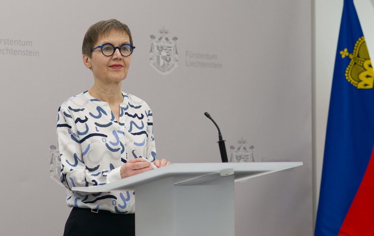 Regierungschefin Brigitte Haas