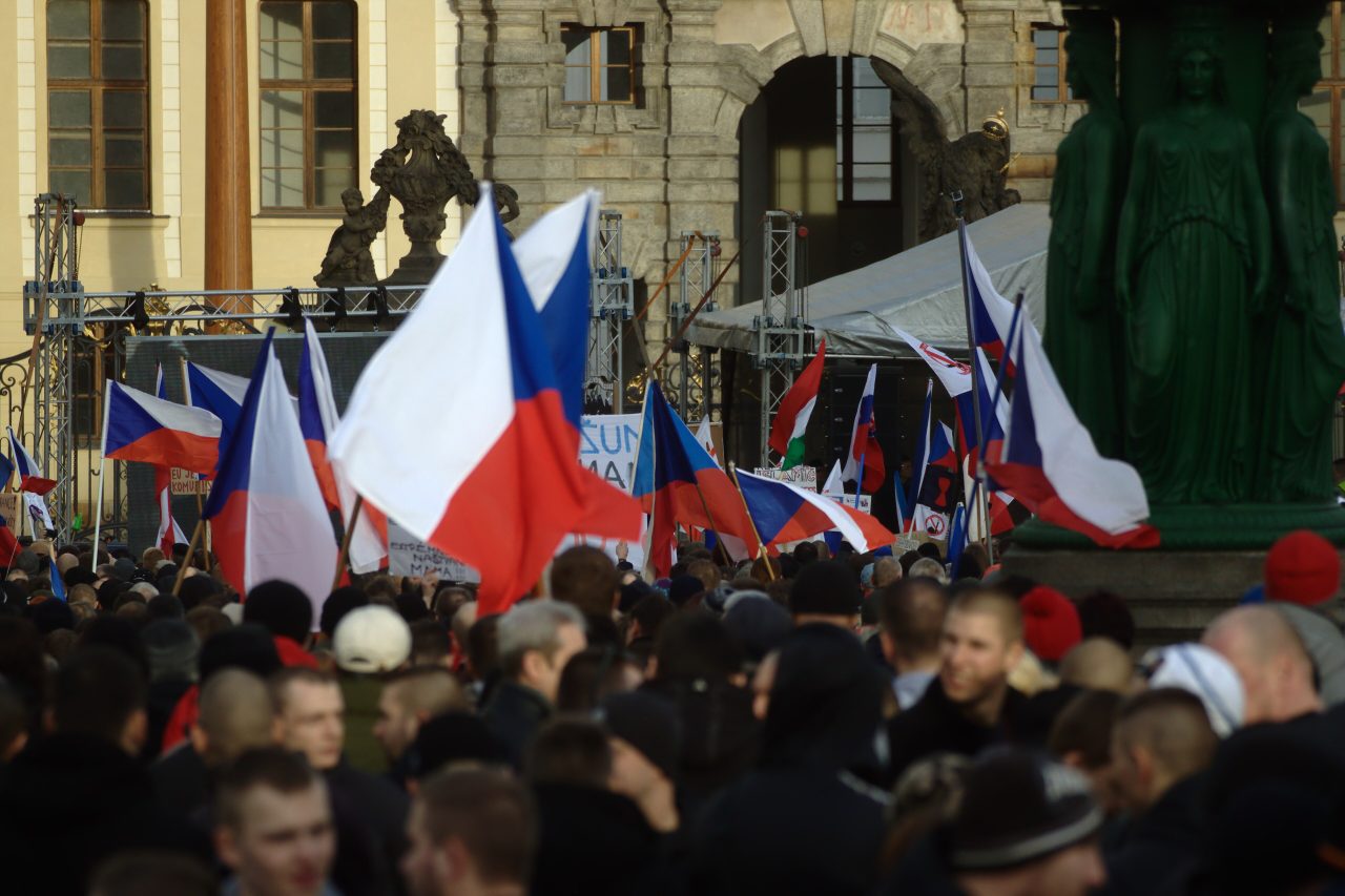 protest in Tschechien