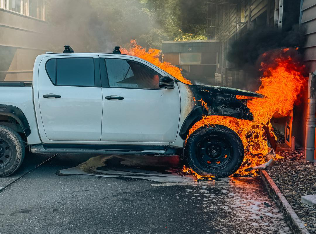 PKW-Brand in Vaduz
