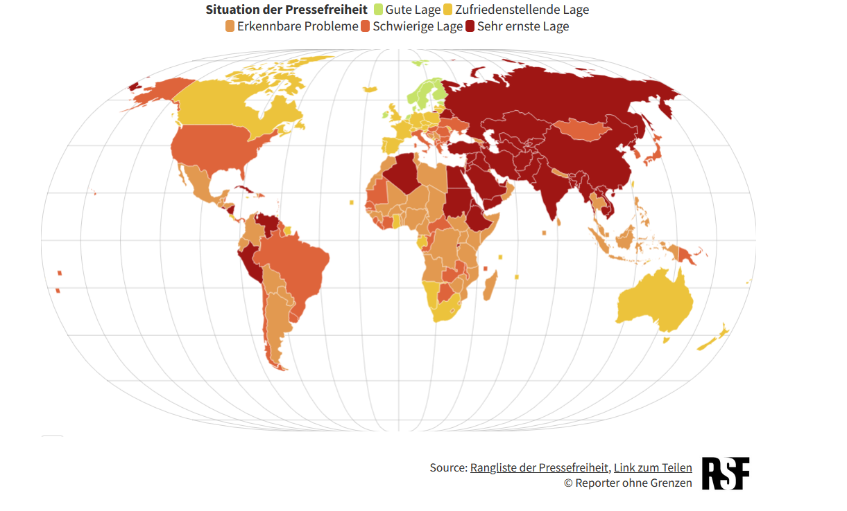 Pressefreiheitsindex 2026