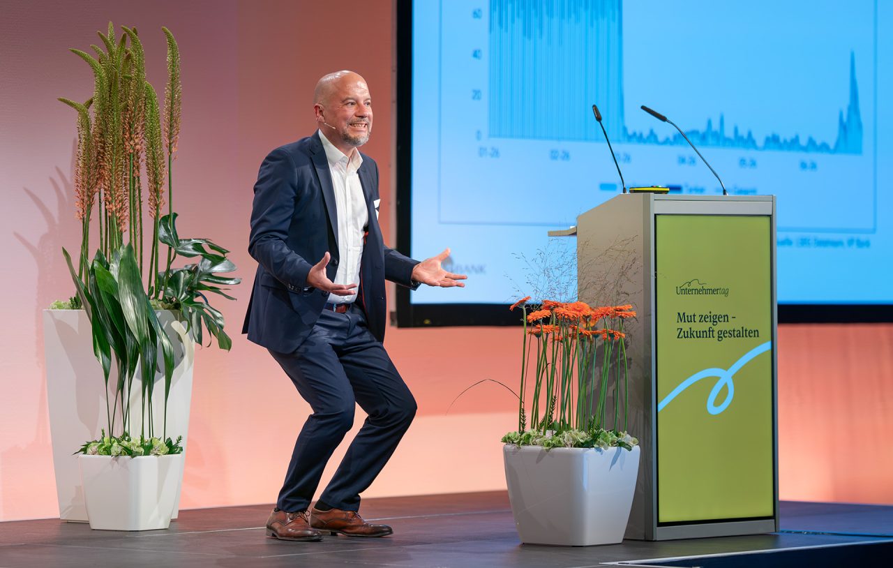 Thomas Gitzel, Chefökonom VP Bank beim Unternehmertag 2026